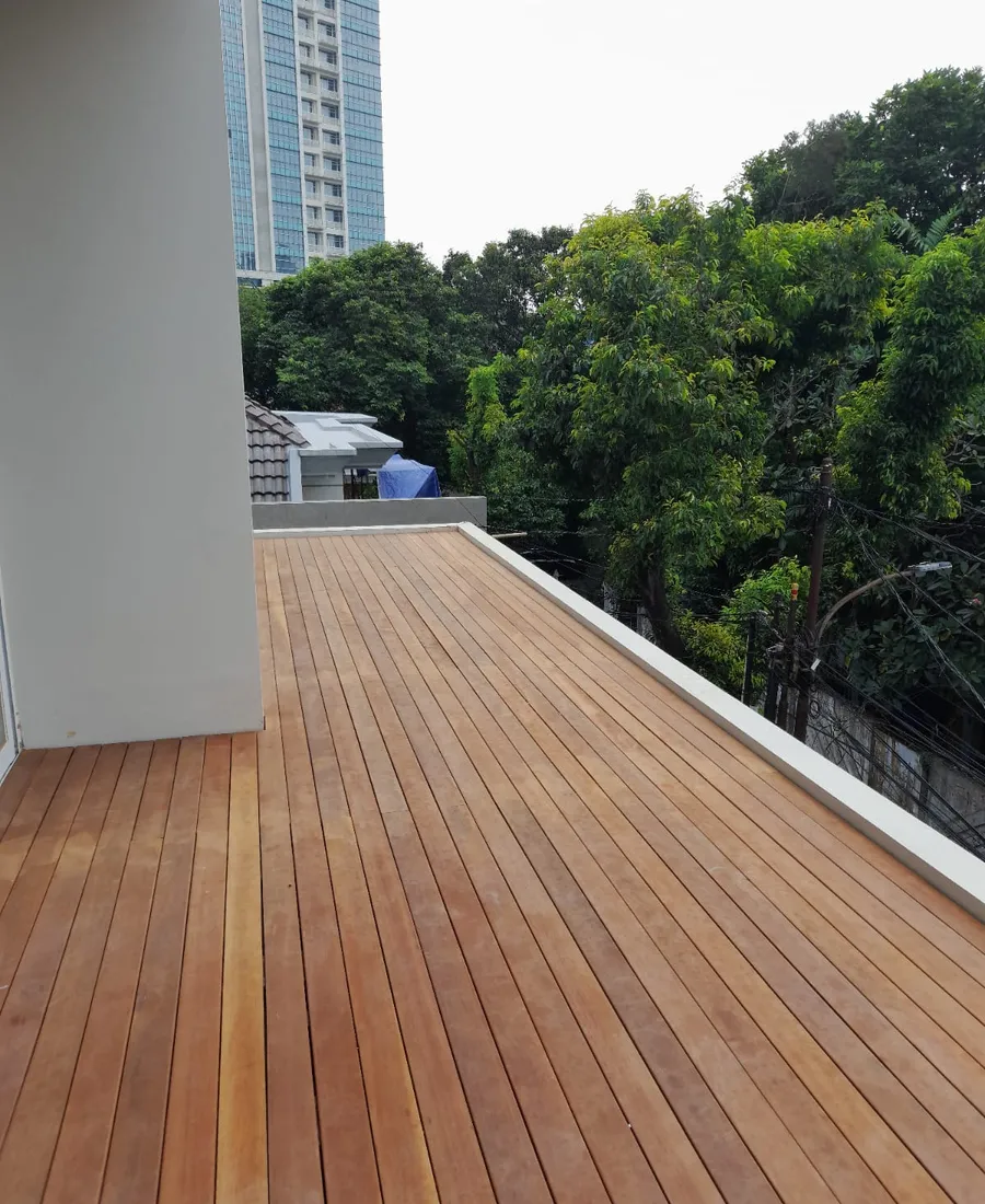 Referensi hasil akhir decking outdoor